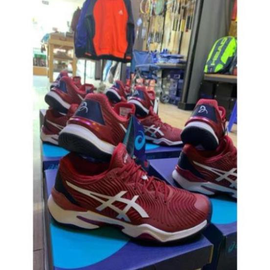 🎁 Giày Tennis Asics Court FF 2 Novak Đỏ/Trắng (1041A089.600) New Xịn Cao Cấp 2020 Cao Cấp | Bán Chạy| 2020 : ; ` < .