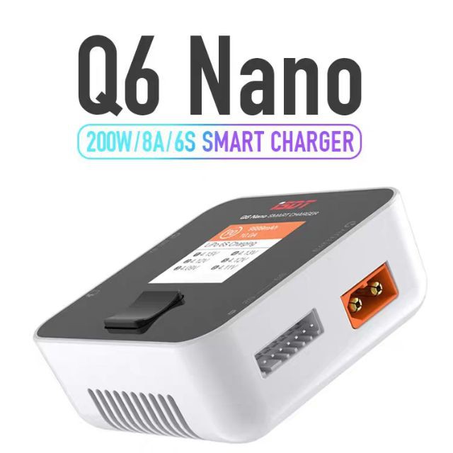 Bộ Sạc Pin Máy Bay ISDT Q6 Nano BattGo 200W 8A Smart Pocket Charger