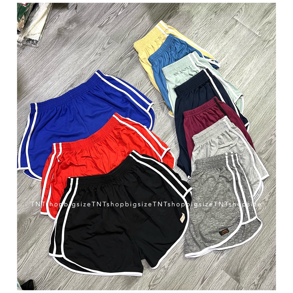 COMBO 3 QUẦN ĐÙI SHORT NỮ MẶC NHÀ THUN COTTON [TNTSHOP BIGSIZE 60KG 90KG]