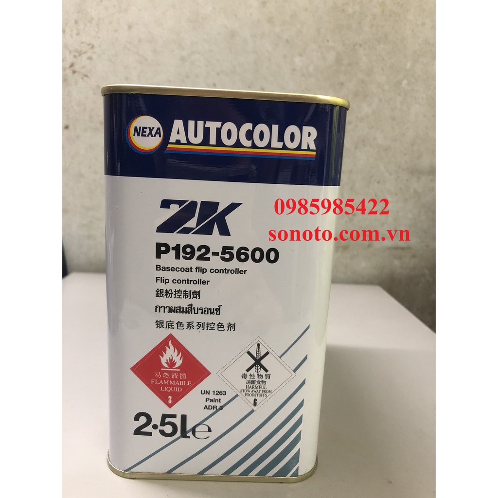 P192-5600 Phụ gia cho màu Metalic và camay Malaysia hãng Nexa Autocolor thuộc tập đoàn PPG lon 2.5 Lít