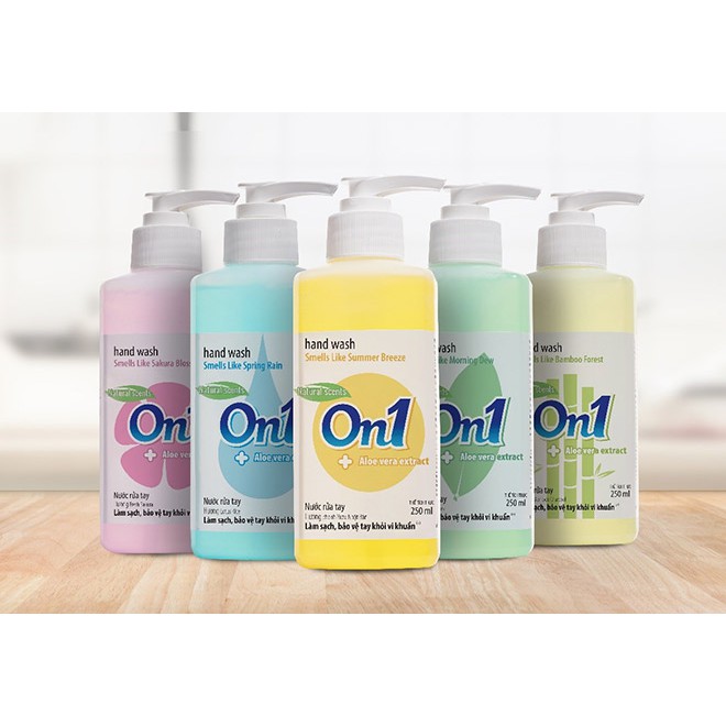 Nước rửa tay On1 500ml hương Bambo Charcoal
