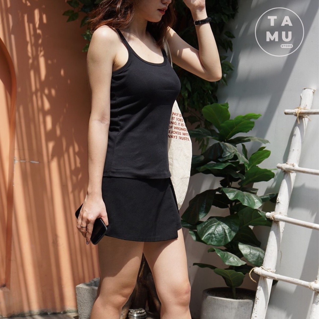 Áo dây nữ kiểu dáng áo ôm body chất vải dày dặn thoáng mát - HD01