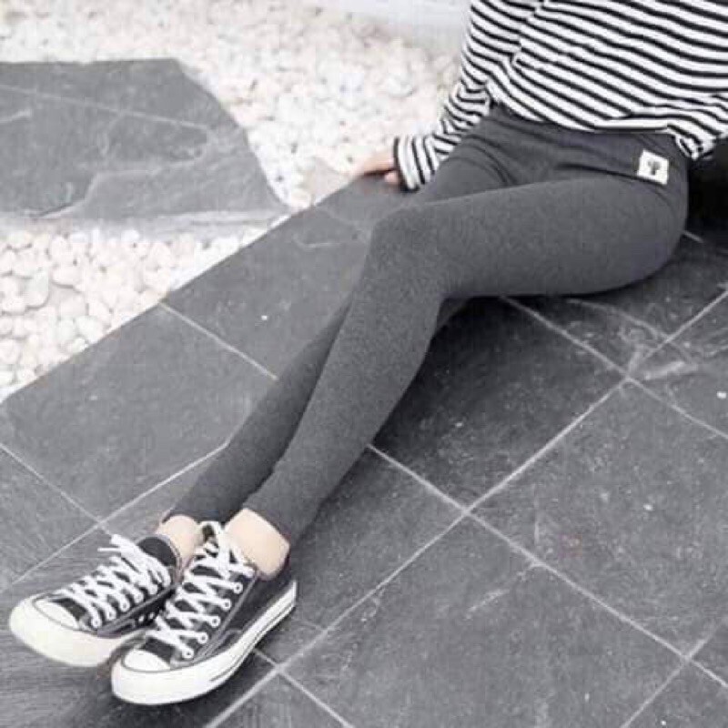 Quần leging nỉ lót lông nữ