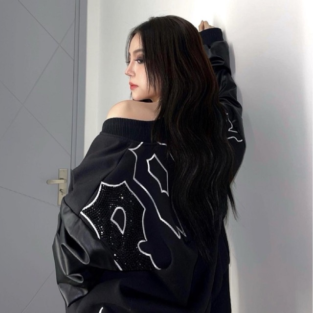 ÁO SPARKLE VARSITY JACKET POWR