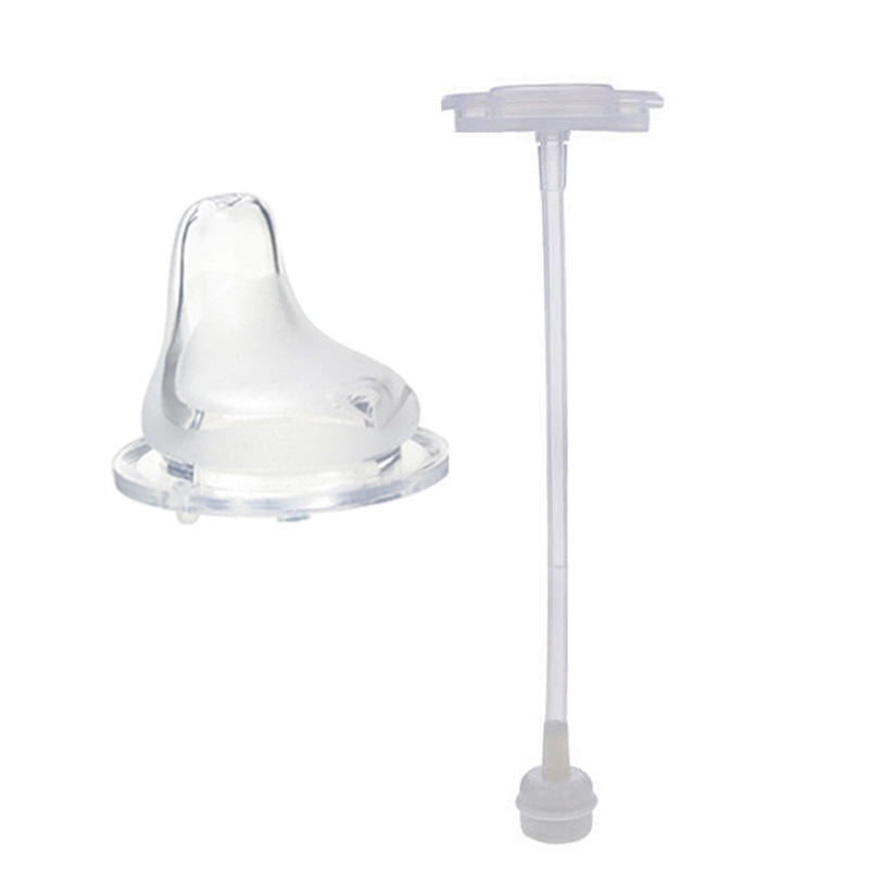 Bình Uống Nước Đầu Phẳng 5CM Bằng Silicone Dành Cho Bé