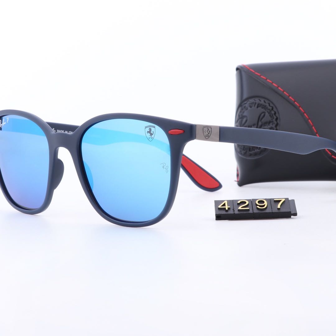 Wayfarer Ray-Ban_ chính hãng Kính râm 2021 Thời trang Hàn Quốc mới Kính râm nam nữ một mảnh Cặp đôi hợp thời trang Du lịch ngoài trời Kính râm lái xes