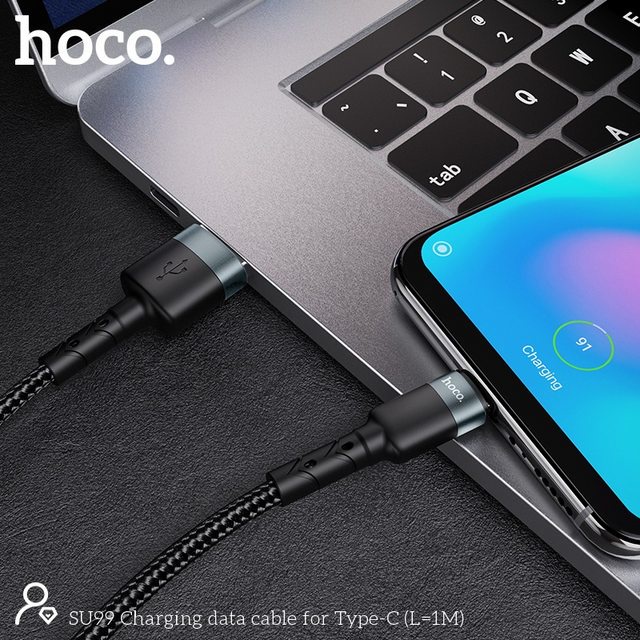 Cáp sạc nhanh Hoco SU99 siêu bền iP/ Micro Android / Type-C
