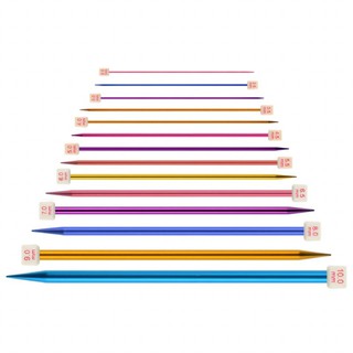 Kim đan thẳng kim loại-35cm