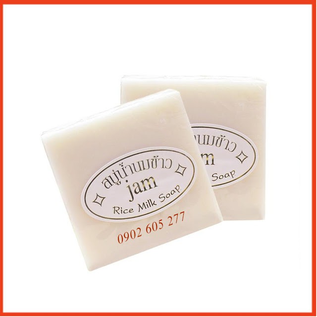 [Combo] 12 Xà phòng trắng da cám gạo Thái Lan Jam Rice Milk Soap