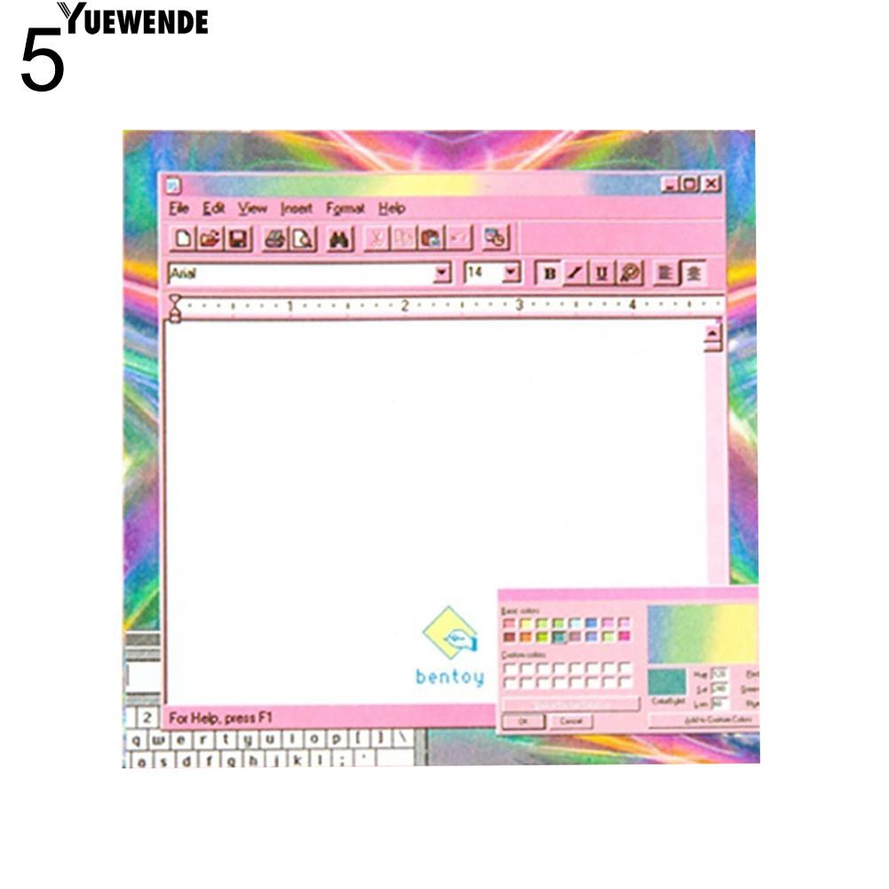 Xấp giấy ghi chú in hình máy tính cá nhân dễ thương ngộ nghĩnh