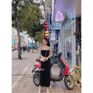 ĐẦM BODY ĐEN 2 DÂY