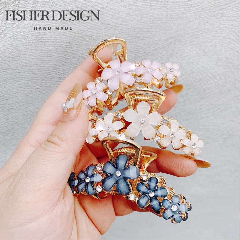 Kẹp Tóc Kim Loại Kiểu Hình Học Thời Trang Hàn Quốc Cho Nữ