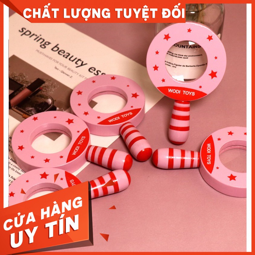 [Tặng mã 25k – FreeShip] Đồ Chơi Trẻ Em Thông Minh - Kính Lúp Hồng