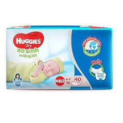 Miếng lót sơ sinh Huggies Newborn 2 (4-7kg) - N40 (Gói 40 miếng)