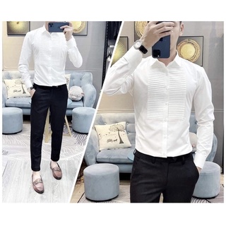 Sơ mi xếp ly cách điệu