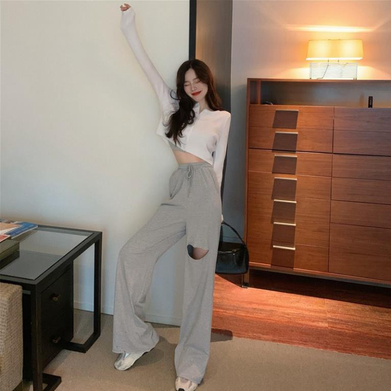 Quần Jogger Nữ Dài Ống Rộng Có Bo SIMPLE Ulzzang 4 Màu (ẢNH THẬT) | BigBuy360 - bigbuy360.vn