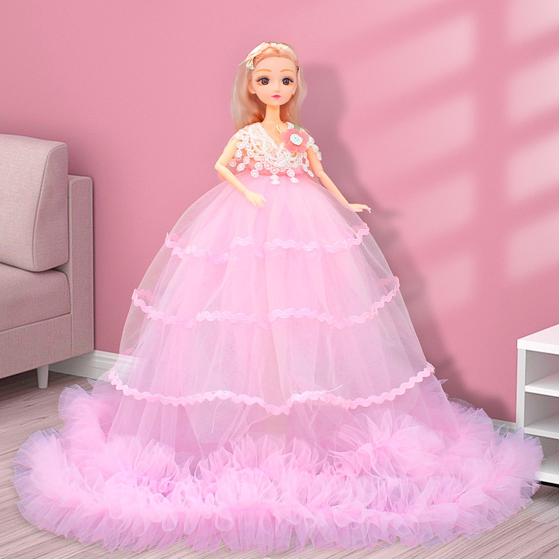 Búp Bê Barbie 50cm Xinh Xắn Đáng Yêu Cho Bé Gái