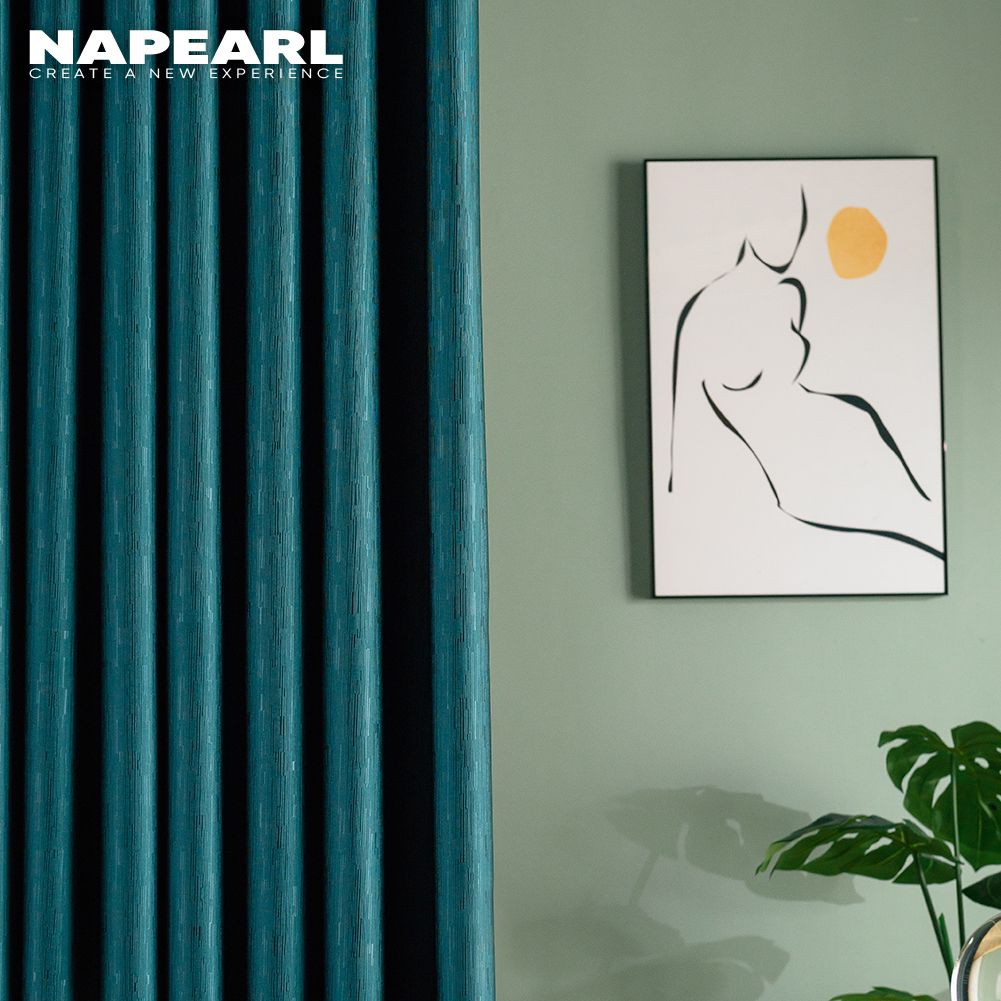 1 Rèm Cửa Napearl 95% Màu Trơn Cao Cấp