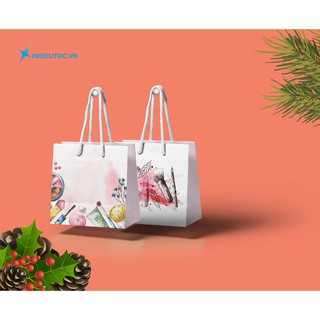 Freeship 99k tq_ túi giấy đựng son, đựng mỹ phẩm đựng nước hoay đựng mỹ phẩm size m