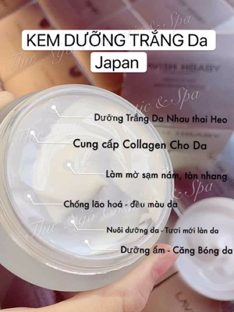 Kem dưỡng Trắng Face Ngày Nhau Thai Nhật Bản - Lavish H Baby