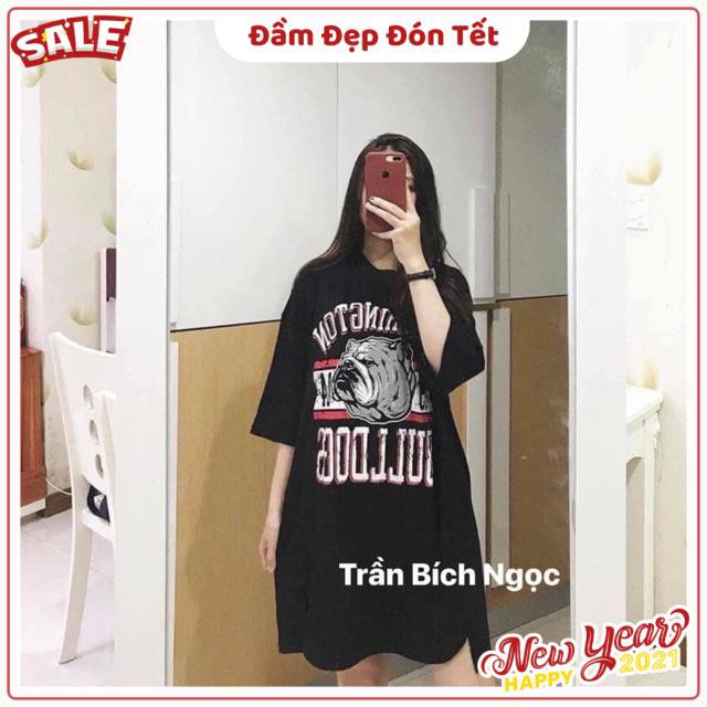 ĐẦM THUN SUÔNG BULLDOG OVERSIZE DRESS - ĐẦM FROM RỘNG