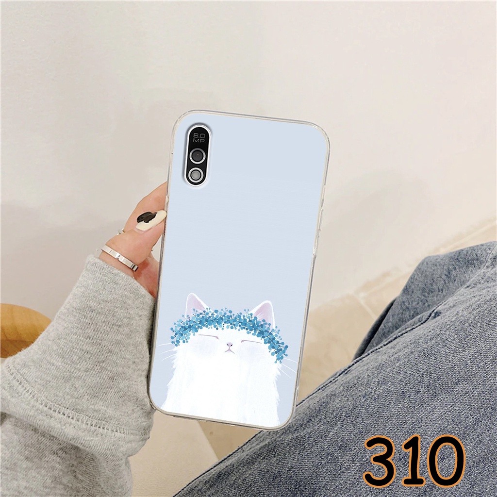 Ốp Lưng Vsmart Bee 3 - Vsmart Bee in hình LoveCat - Chất liệu Silicon siêu bền