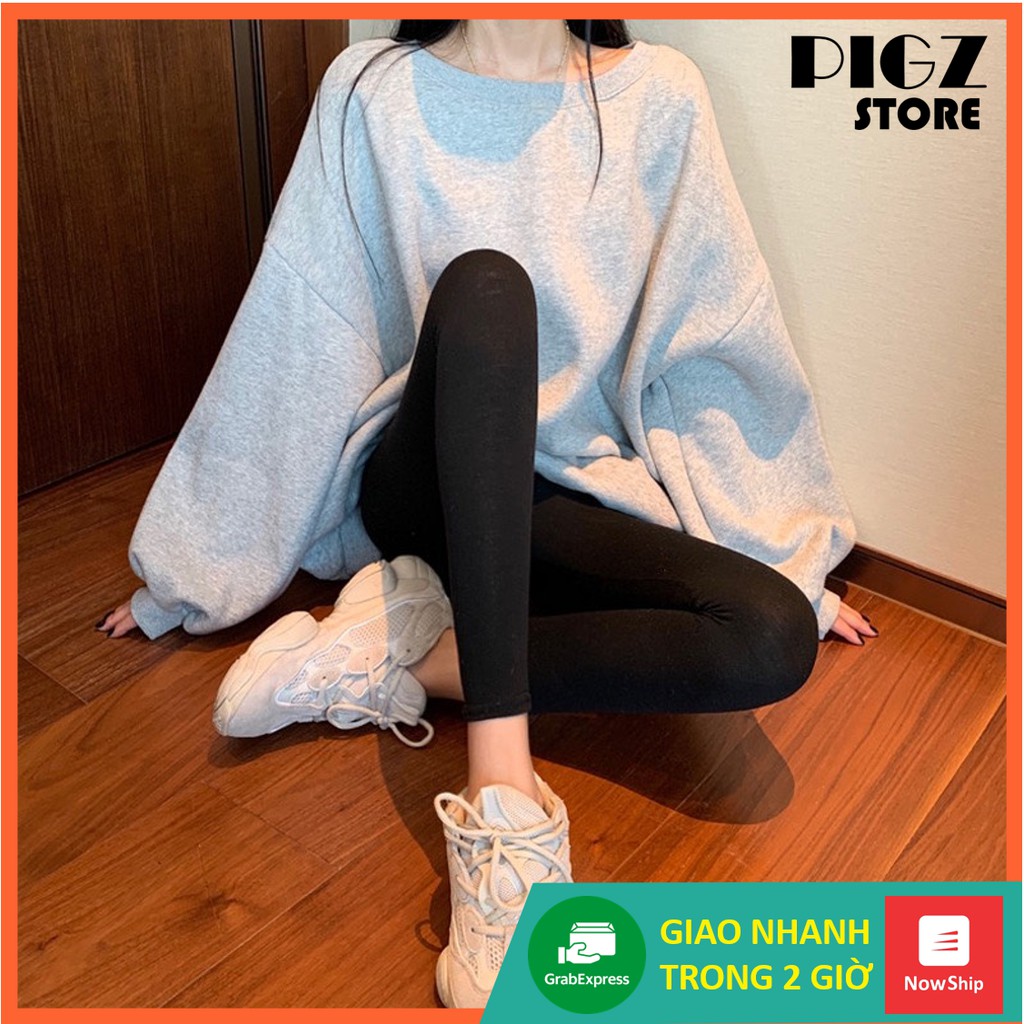 Quần legging dài nữ hffm có túi cạp cao nâng mông cotton dày dặn cao cấp DOVOHA HM02