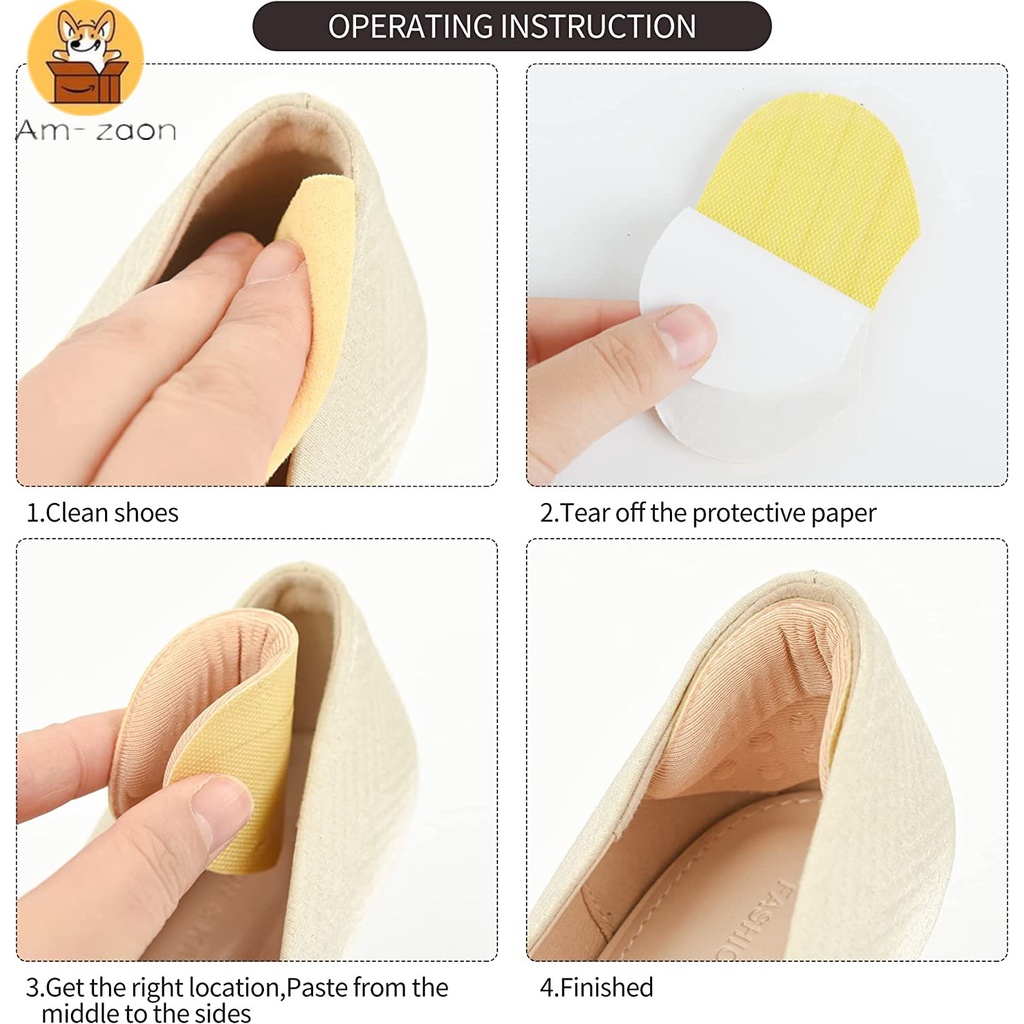 [Am-Z] Miếng Lót Gót Giày Trượt Cỡ Lớn Thoải Mái Và Thoải Mái Phù Hợp Với Nam Và Nữ