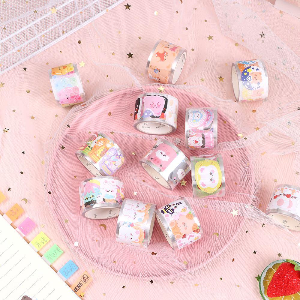1 Cuộn Băng Dính Hình Động Vật Trang Trí Sổ Tay DIY