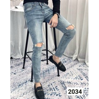 [FREESHIP]Quần jean nam đẹp co giãn Rách Gối đơn giản from đẹp Soái Ca hợp Thời Trang ms2034