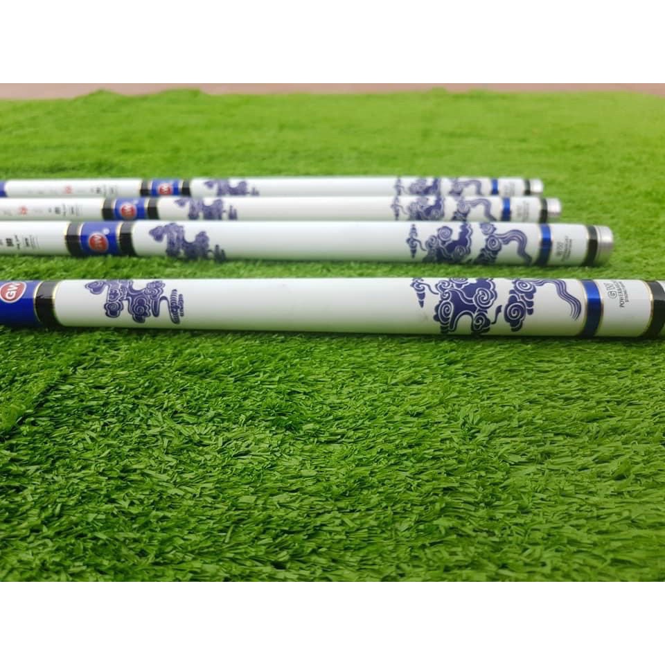 Cần câu tay GW Vân Long 6H bạo lực - Chuyên săn hàng Độ dài: 3m6 - 4m5 - 5m4 - 6m3, cần câu đơn câu đài, chất liệu carbo