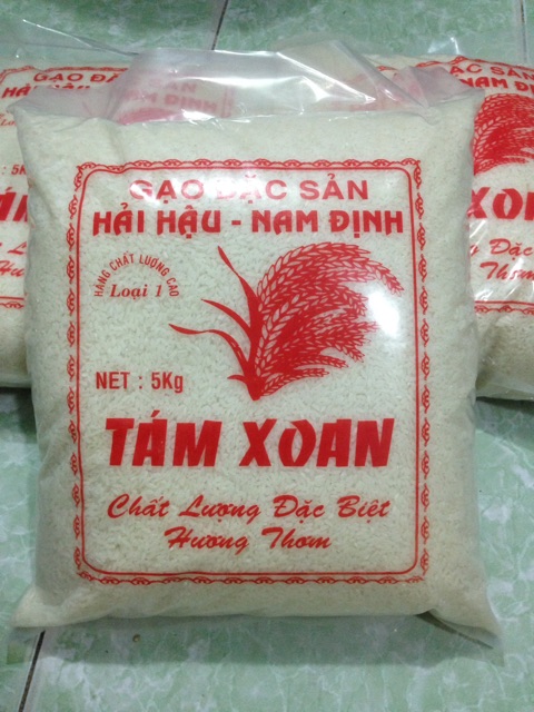 5kg gạo tám xoan Hải Hậu