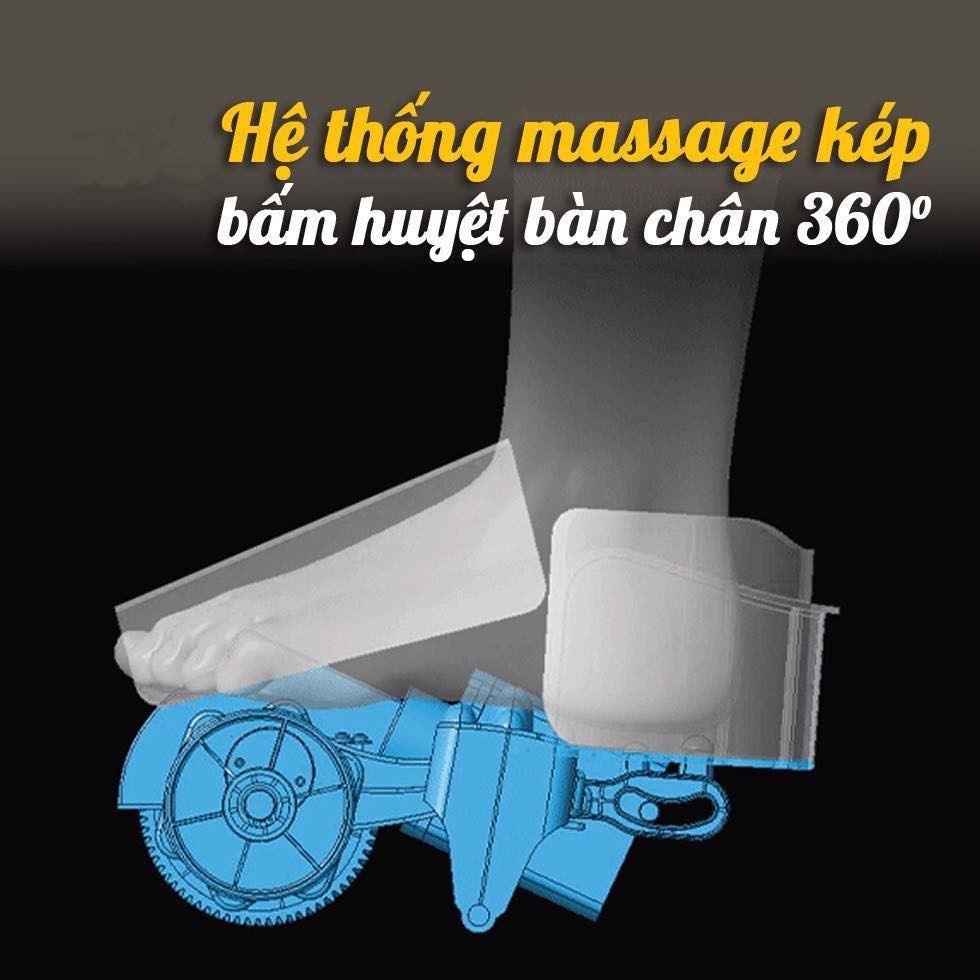 Máy massage bấm huyệt Xiaomi XGEEK F3 - mát xa chân 360 độ, làm ấm chân, khử mùi hôi chân - Bảo Hành 12 Tháng