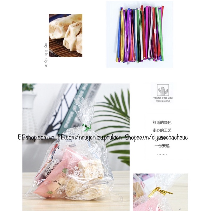 DÂY LÕI THÉP BUỘC TÚI NHIỀU MÀU BÁN SỈ BỊCH LỚN