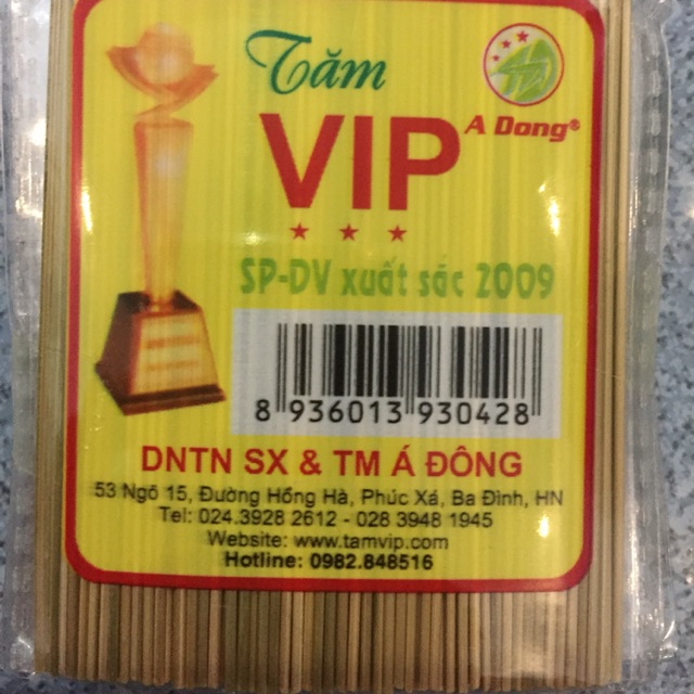 Tăm víp Á ĐÔNG loại đẹp