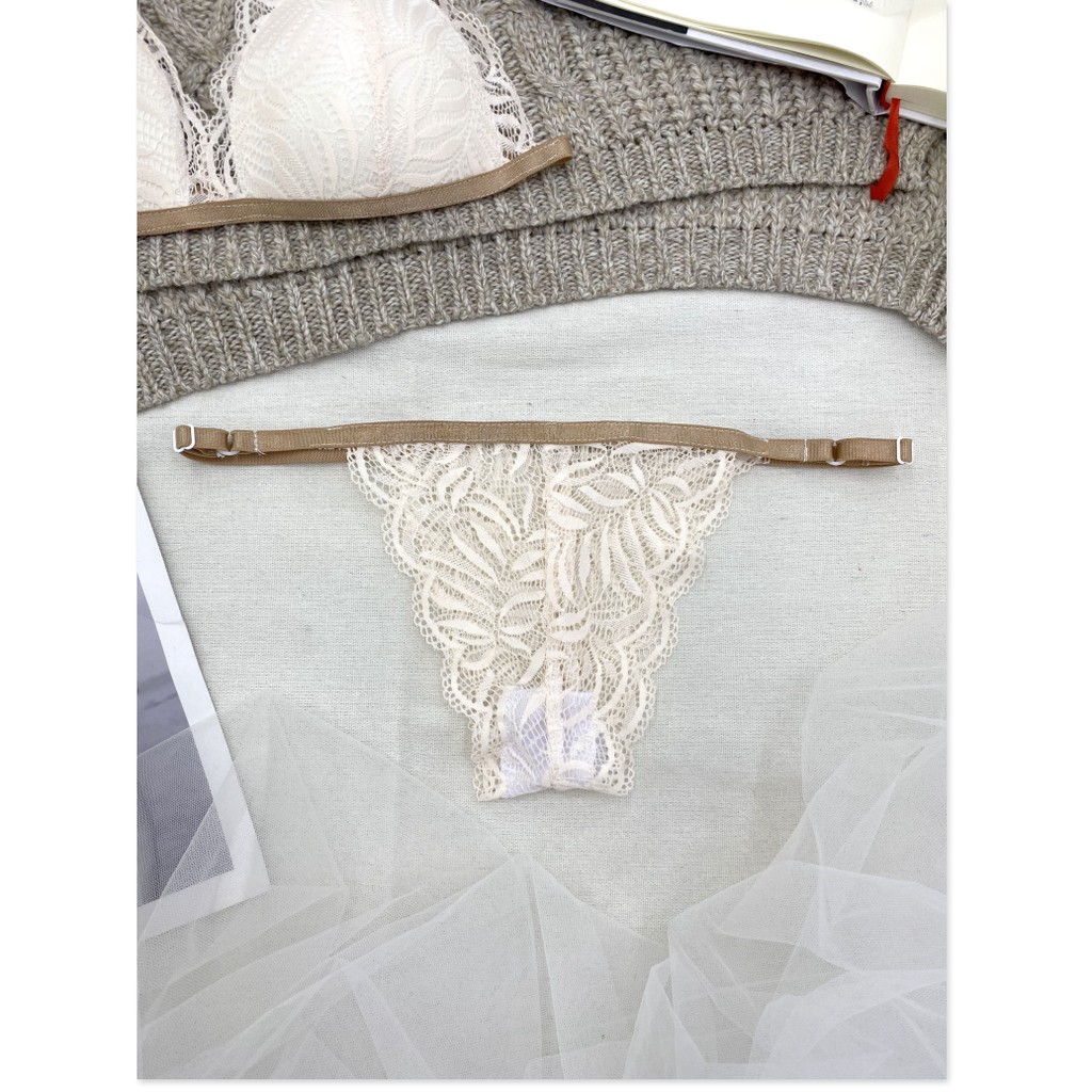 Đồ lót nữ thiết kế độc lạ có mút vải ren cao cấp bao gồm áo + quần BRAHY 039 | BigBuy360 - bigbuy360.vn