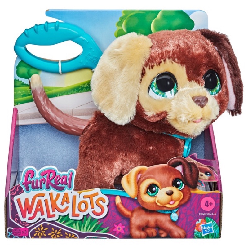 Đồ chơi Fur Real Walkalots chó nâu biết đi, phát âm thanh vui nhộn hàng chính hãng fullbox