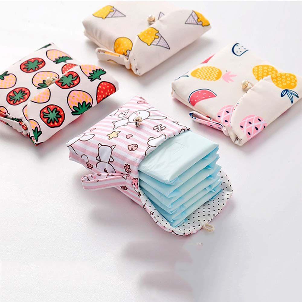 Fallforbeauty Túi Đựng Khăn Giấy Vệ Sinh Hình Vuông Cỡ Lớn Tiện Dụng Ví