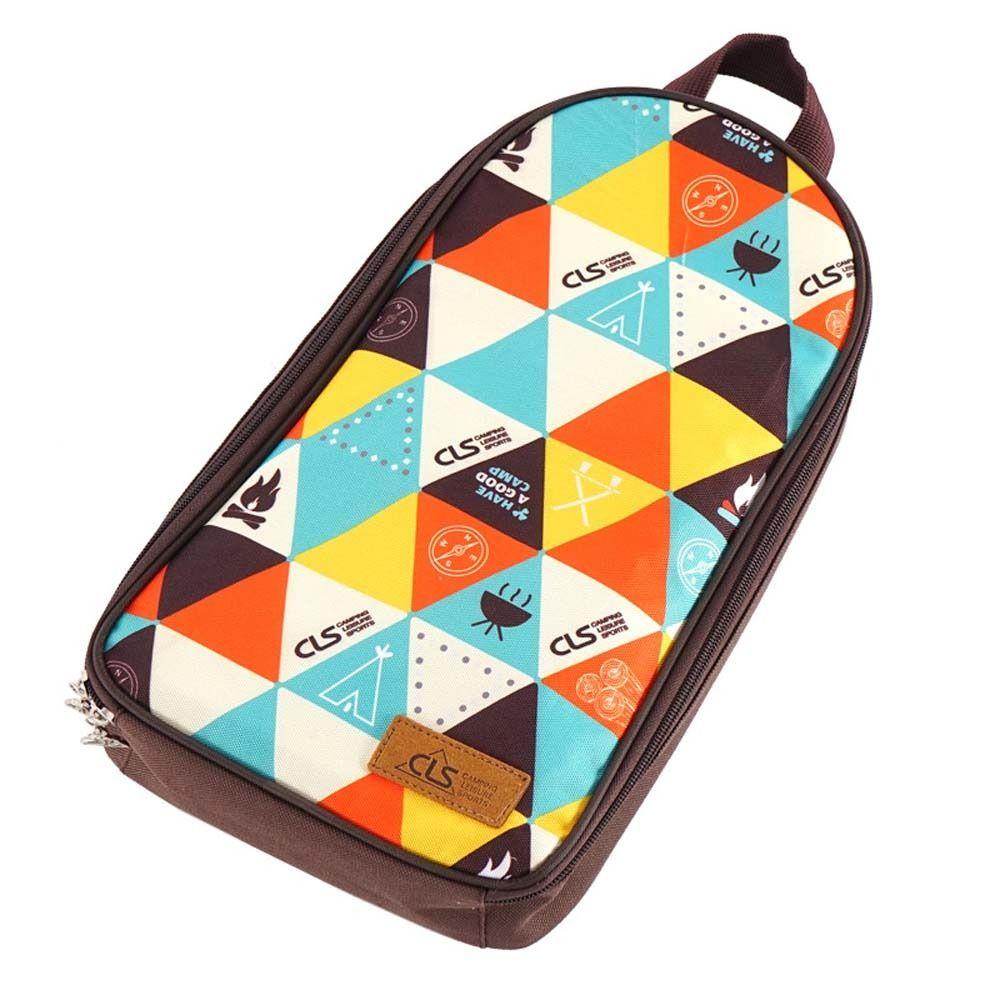 Bộ Dụng Cụ Ăn Uống Bằng Sứ Cao Cấp ​Túi Đựng Dao / Đồ Dùng Ăn Uống Có Khóa Kéo Tiện Dụng Mang Theo Du Lịch Cắm Trại