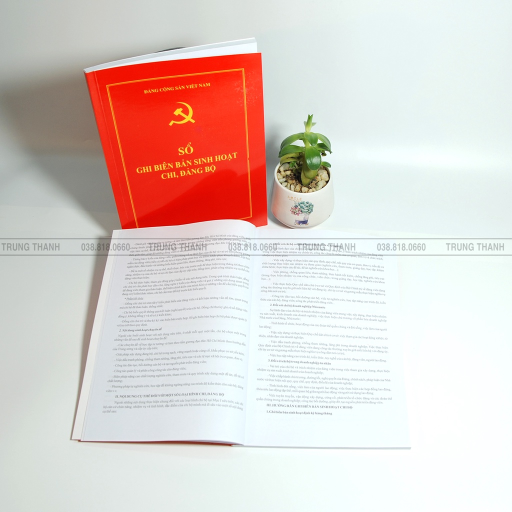 Sổ ghi biên bản sinh hoạt Chi, Đảng bộ