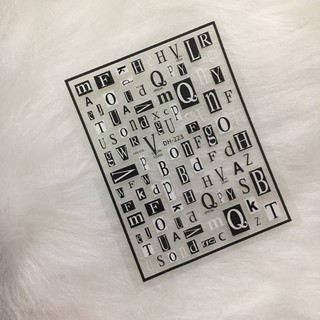 Sticker & Decal hình chữ dán móng mẫu mới (2)