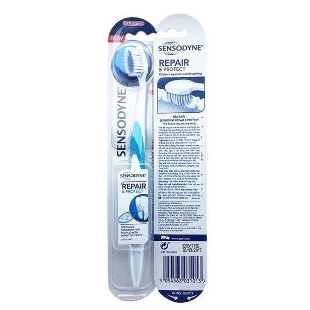 Bàn chải đánh răng cho răng niềng, ê buốt Sensodyne Repair &amp; Protect