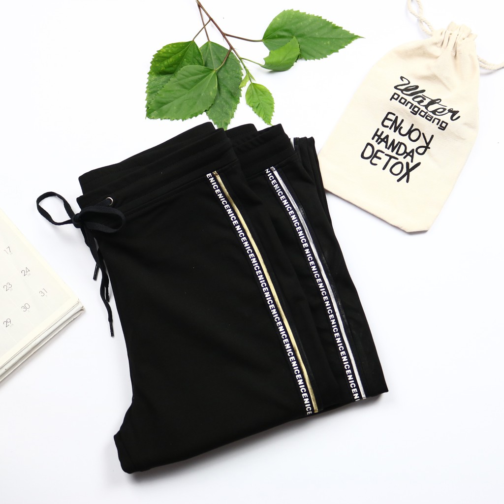 quần legging sọc NICE co giãn thoải mái