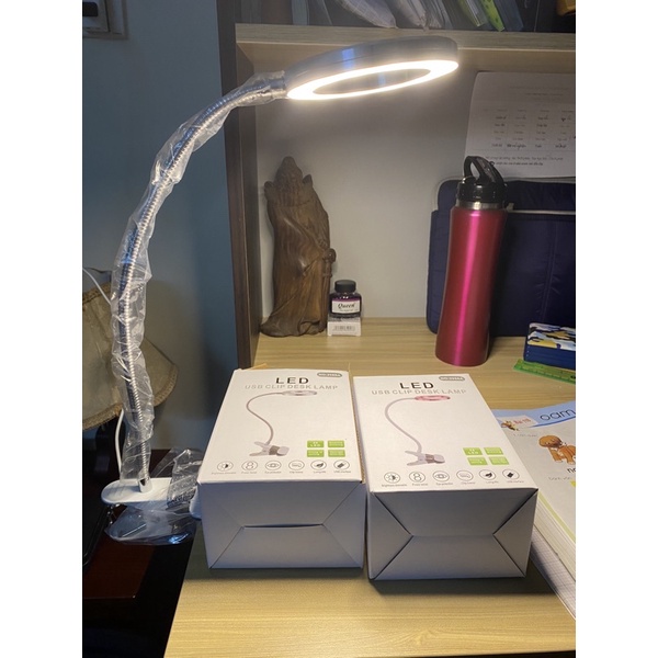 Đèn LED mini kẹp bàn 2 chế độ dùng trong phun xăm nối mi spa làm nail - lucy store thiết bị vật tư spa