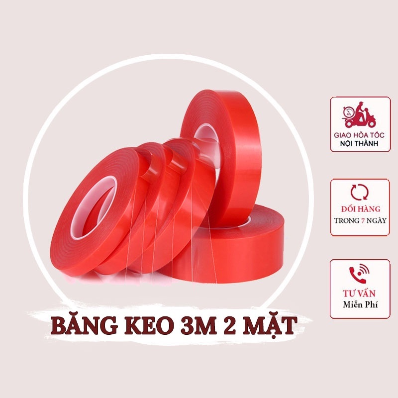 Cuộn băng keo 3M chuyên dụng cho xe hơi - 3mét .