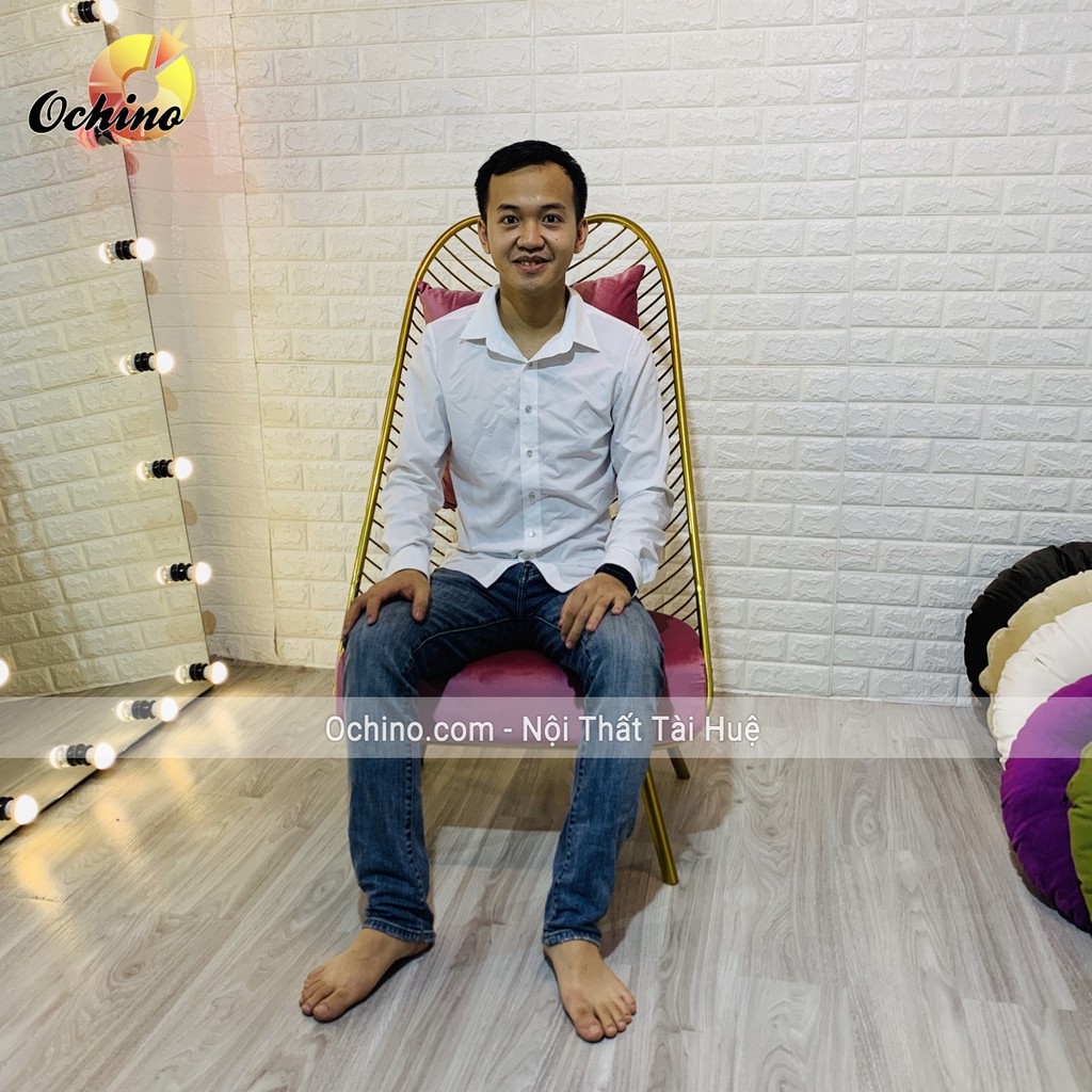 Ghế Sofa Hình Lá Trang Trí chụp hình siêu xinh ( HÌnh Thật shop Chụp)