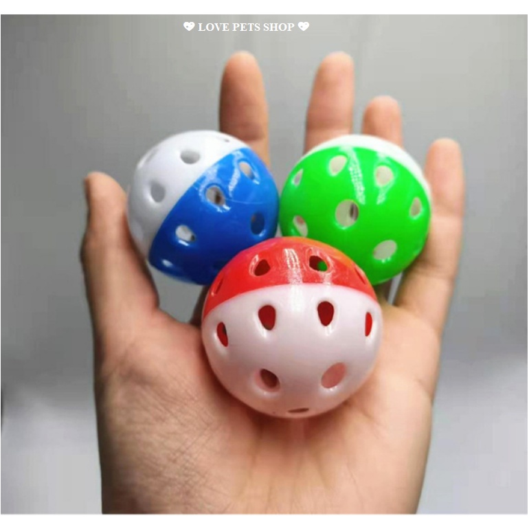 ĐỒ CHƠI CHO CHÓ MÈO, CHIM VẸT BANH LỤC LẠC NHIỀU MÀU SẮC - LOVE PETS SHOP