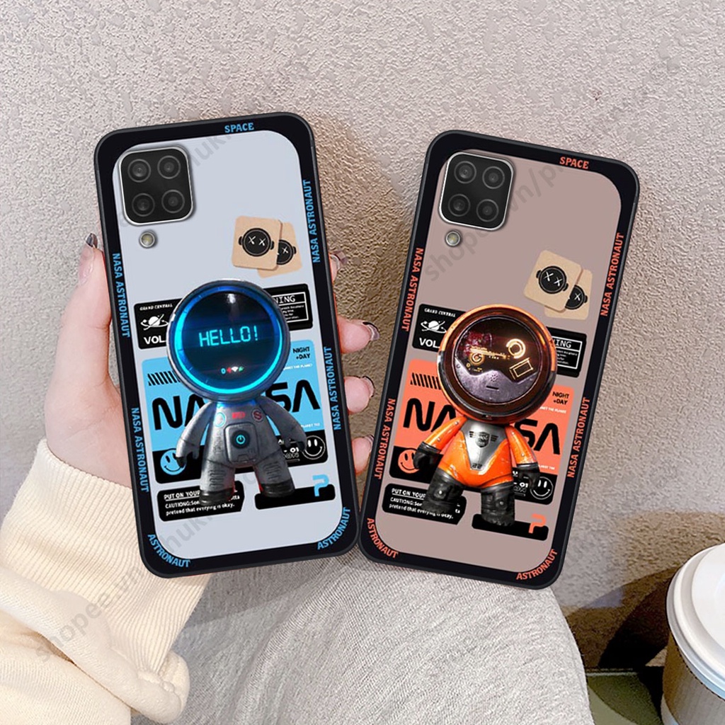 Ốp lưng Samsung M32 / M62 hình người máy, robot nasa đáng yêu dễ thương