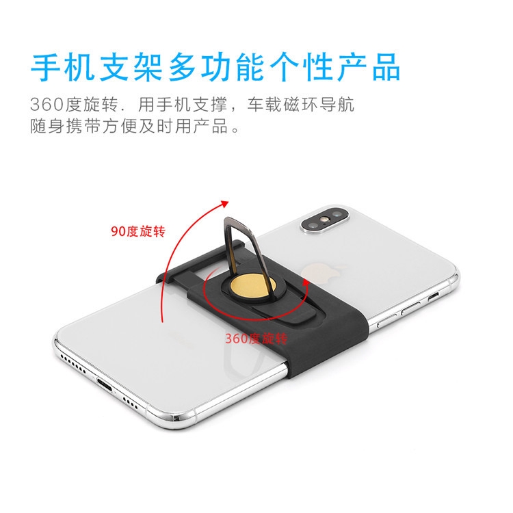 XIAOMI HUAWEI Giá Đỡ Điện Thoại Bằng Kim Loại Từ Tính Gắn Xe Hơi Cho Iphone 11 Pro Xs Max Samsung