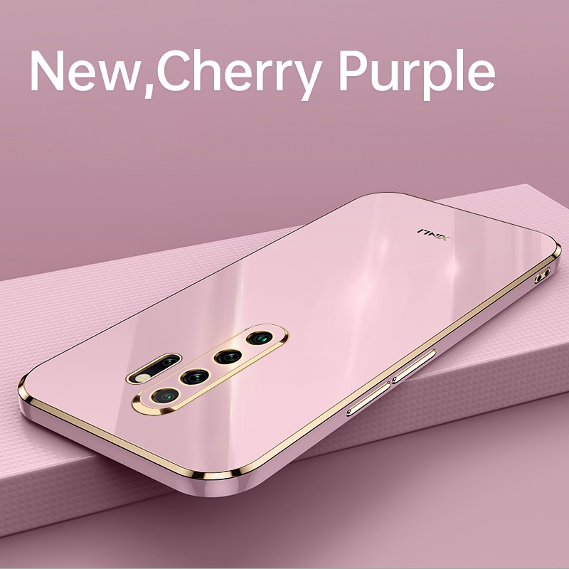 Ốp điện thoại silicon dẻo tráng gương 6d chống sốc cho Redmi Note 9 4G Note 7 8 Pro 9s